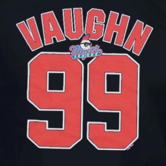 Major League Ricky Vaughn 99 Baseball Movie Fan Gift Graphic Sports T-shirt159 - Picture 2 of 5
